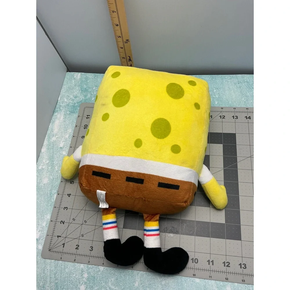 SpongeBob SquarePants Plush‎ Toy Square Pillow Sitting Pose
